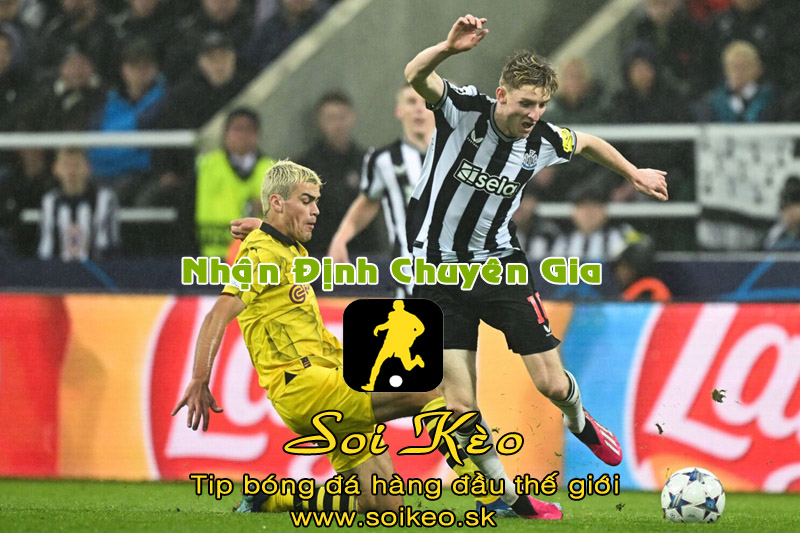 Soi Kèo tip bóng đá Dortmund - Newcastle