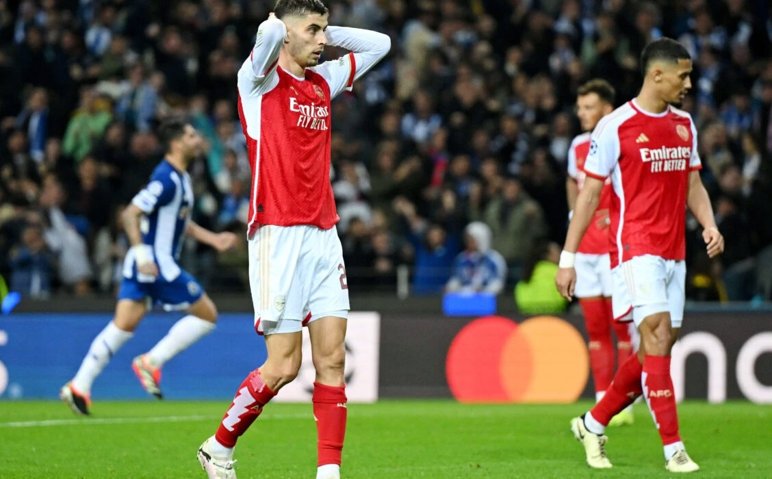 Arsenal nhận bài học đắt giá từ Porto