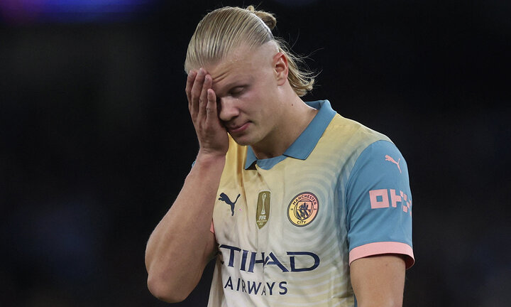 Haaland bị bắt chặt, Man City hòa Inter Milan